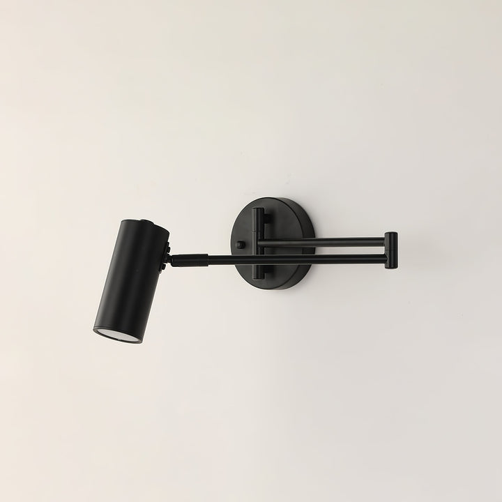Wall Sconce Swing Arm Reading Light with Adjustable Head