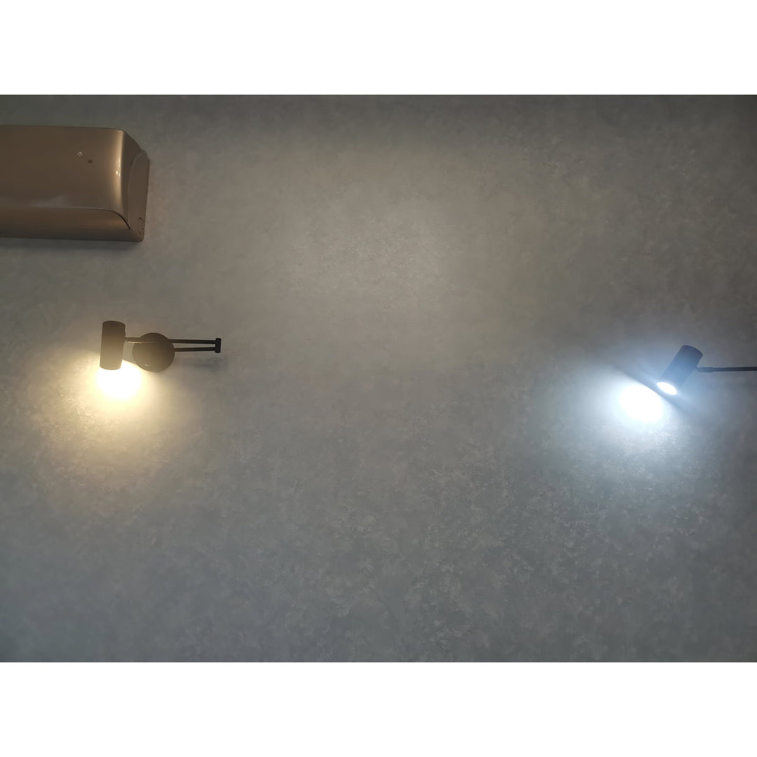 Wall Sconce Swing Arm Reading Light with Adjustable Head
