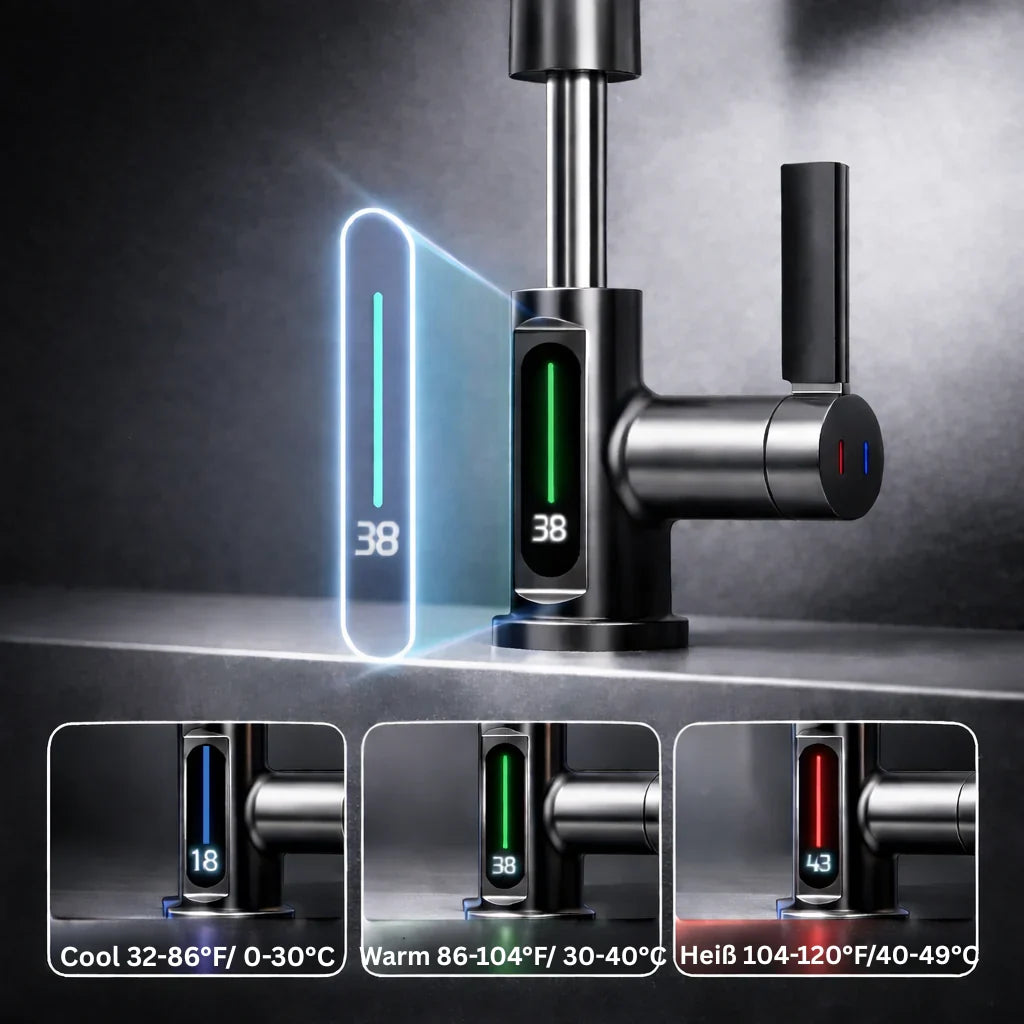Pull-Out Kitchen Tap | Pull-Out Kitchen Tap with 5 Spray Modes | FlexiHahn
