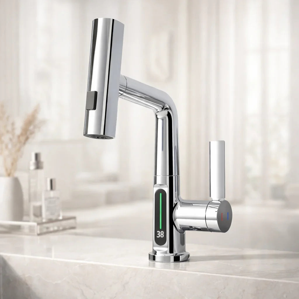 Pull-Out Kitchen Tap | Pull-Out Kitchen Tap with 5 Spray Modes | FlexiHahn