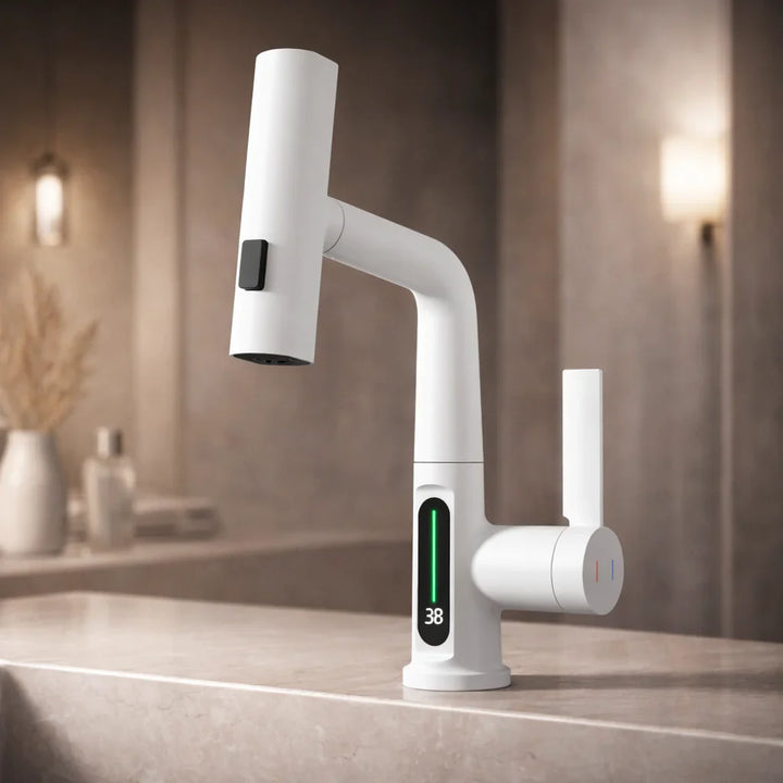 Pull-Out Kitchen Tap | Pull-Out Kitchen Tap with 5 Spray Modes | FlexiHahn