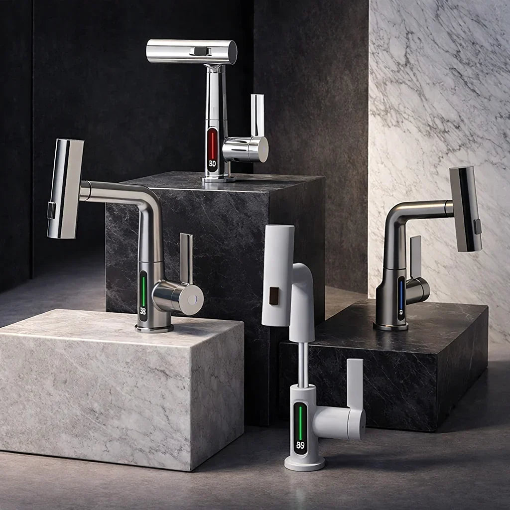 Pull-Out Kitchen Tap | Pull-Out Kitchen Tap with 5 Spray Modes | FlexiHahn