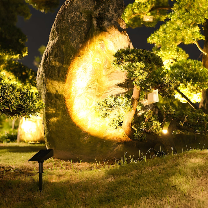 Solar Outdoor Spotlight with Adjustable Head for the Garden