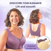 Wireless Front Closure Bra Seamless Molded Cups Wide Band