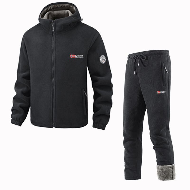 Women's Tracksuit with Fleece Cardigan and Jogging Bottoms