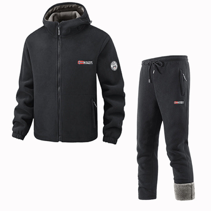 Women's Tracksuit with Fleece Cardigan and Jogging Bottoms