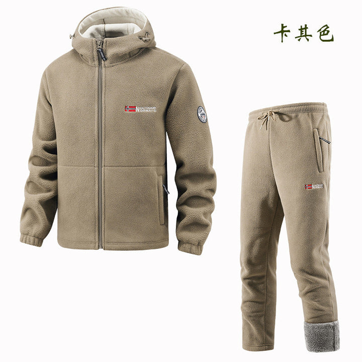 Women's Tracksuit with Fleece Cardigan and Jogging Bottoms