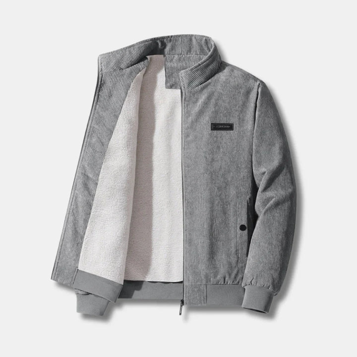 Corduroy Sherpa Lined Bomber Jacket