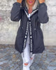 Hooded Drawstring Midi Parka Coat