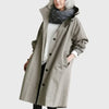 Hooded Waterproof Longline Trench Coat