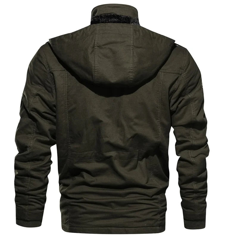 Women's Utility Field Jacket with Sherpa Lining