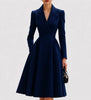 Tailored Structured Midi Coat Dress
