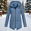 Waterproof Hooded Rain Jacket, Longline Zip-Up