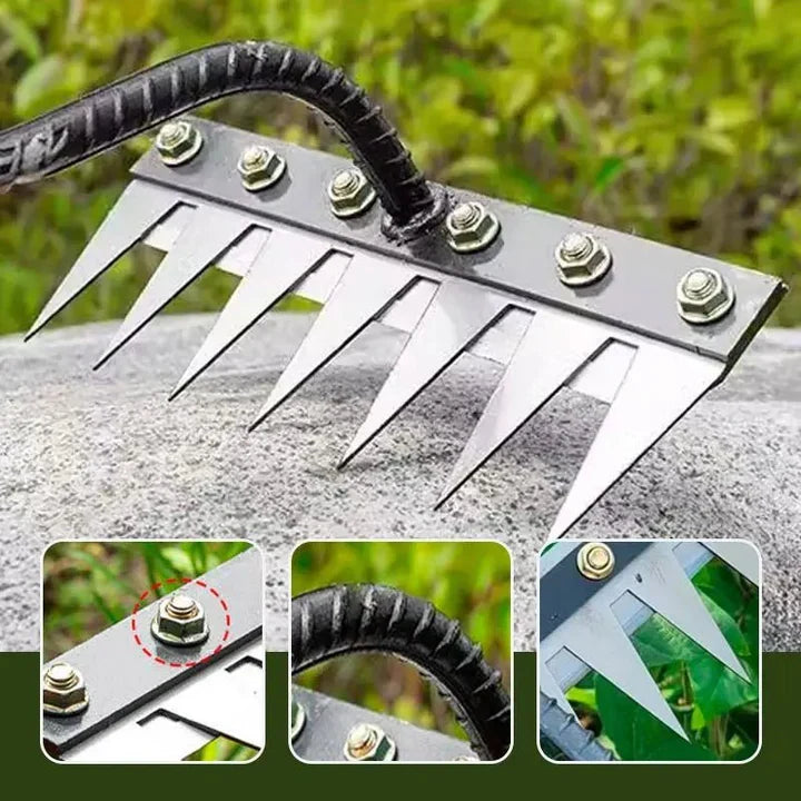 Garden Weeding Rake | Sturdy Rake | WurzelKraft
