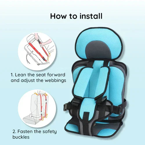 Portable Folding Travel Booster Car Seat for Children