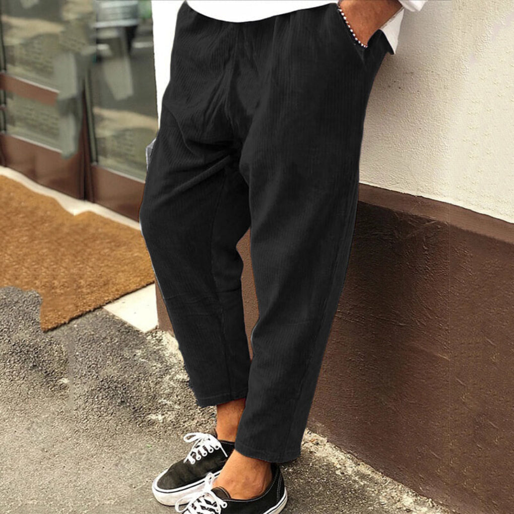 Men's Corduroy Trousers | Relaxed Fit | Soft Fabric - Spring/Autumn